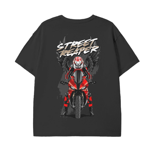 BMW S1000RR StreetReaperT-Shirt – Basic Biker Streetwear | 100% Cotton | Regular Fit