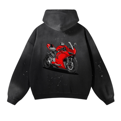 Ducati Panigale V2 Hoodie - PREMIUM Biker Streetwear | 100% Cotton | Regular Fit