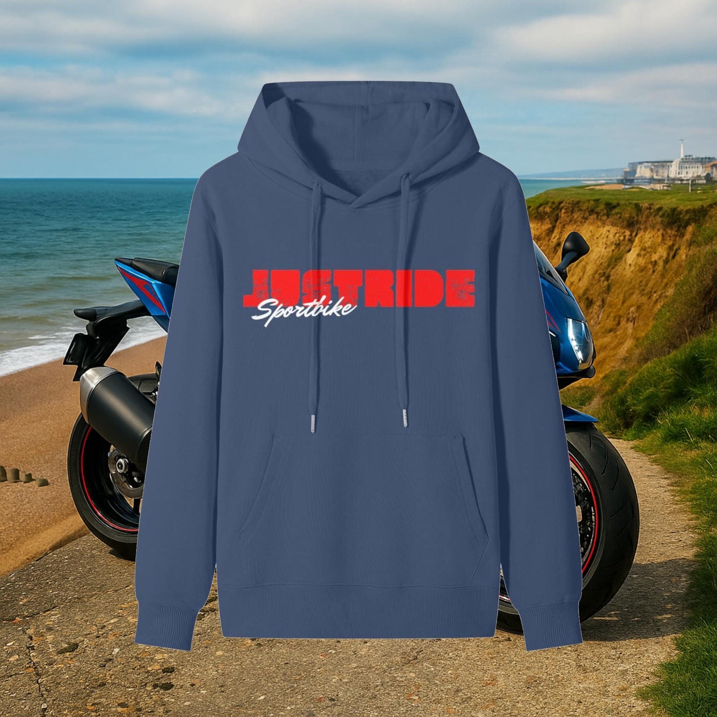 Suzuki GSX 1000 JUSTRIDE Motorcycle Hoodie Motorcycle Fan Biker Pullover Car Guy Gift Suzuki Hoodie Streetwear Motorbike Motorcycle Clothing