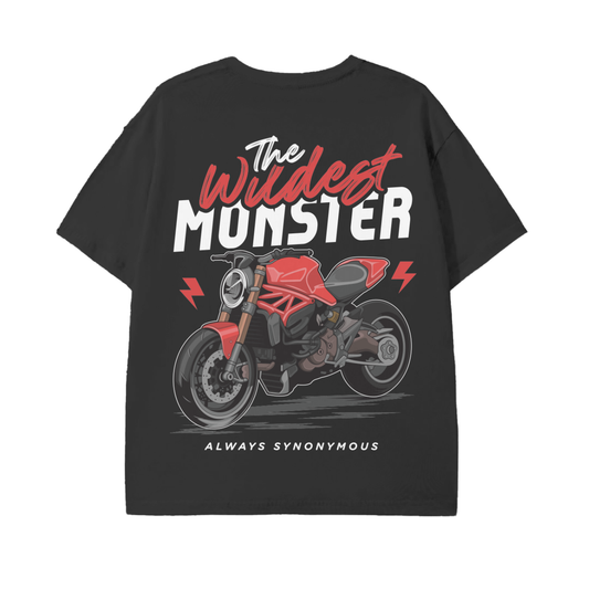 Ducati Monster 1200 T-Shirt – Basic Biker Streetwear | 100% Cotton | Regular Fit