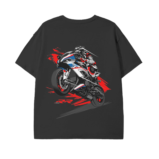 BMW S1000RR T-Shirt – Basic Biker Streetwear | 100% Cotton | Regular Fit
